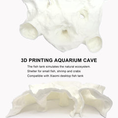 LIYAOLI grotte aquarium 3D entrée multiple favorise la sécurité des petits poissons