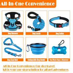 Laisse Lobeve bleu XL pour un contrôle fluide pendant les promenades