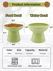 LoeJan bol nourriture inclinée, capacité de 10 onces pour repas centré.