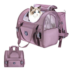Sac dos chat Lollimeow extensible avant pour plus d espace en voyage