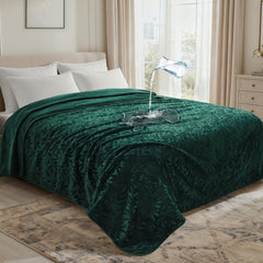Loobani couverture imperméable sur lit grande taille 80x90, motif jacquard feuilles.