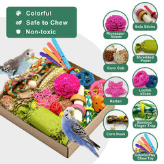 Jouet LOPERDEVE balles rotin colorées, parfait pour l’éveil mental.