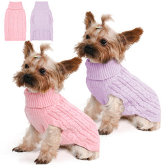 Lorehelina pull chien petit rose, confort quotidien et chaleur légère.