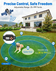 LOTYP système-cloture-gps délimitant le périmètre du chien jusqu'à 999 yards