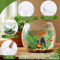 Bocal clair Lounsweer met en valeur chaque angle de l'aquarium.