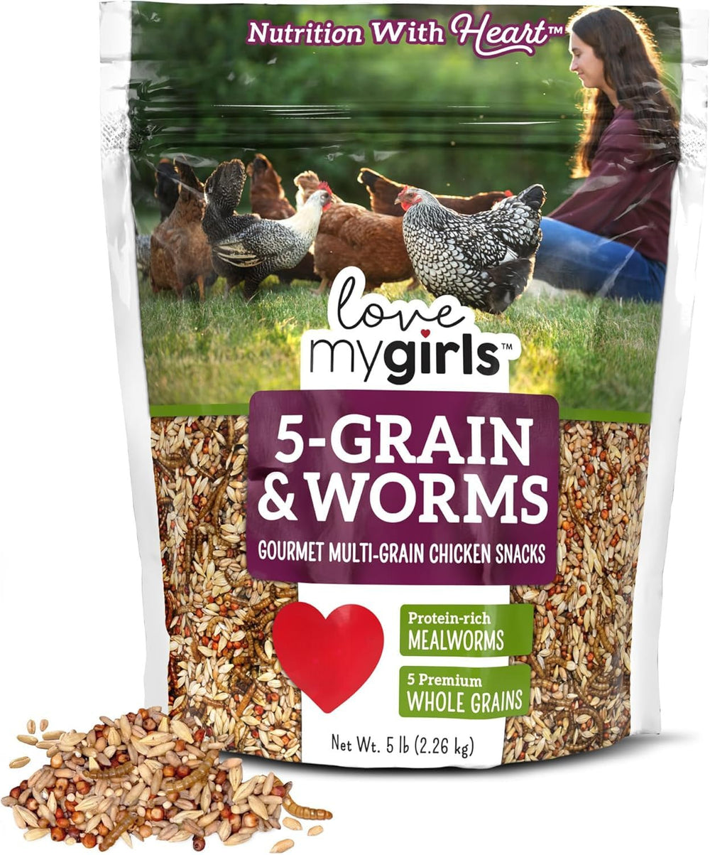 Love My Girls: assiette de collations poulets 5 grains et vers, appétit renforcé