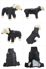 Lovelonglong manteau imperméable chien vue dos et ajuste simple.