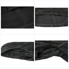 Lovelonglong doublure-polaire interieur impermeable noir XS chaleur douce