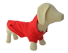 Lovelonglong mannequin chien PU beige debout avec vetement – parfaite pour boutique.