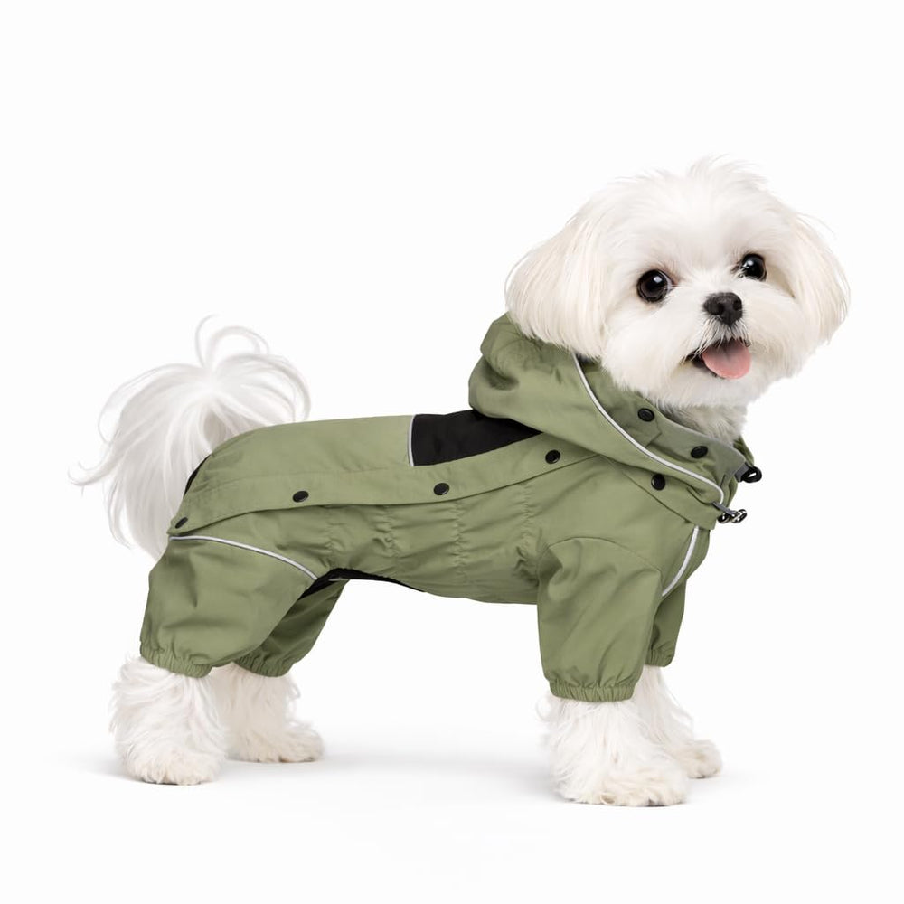 Lovelonglong manteau chien, capuche amovible, protège contre pluie et froid.