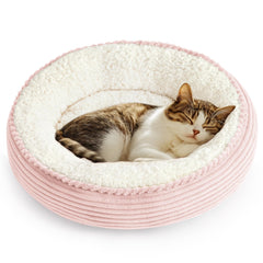 Love's cabin coussin donut chat et petit chien, rond et douillet pour se blottir
