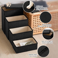 Love's cabin escalier chat pliable pour lit, gain de place