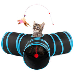 Loves Cabin tunnel chat 3 voies ouvert, favorise jeu et exploration quotidienne.