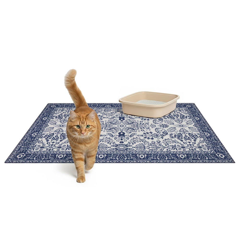 Lovewag Pets Tapis Litière Indigo Garden 36x48 capture les grains hors du sol
