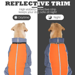 LOVINFURBABY manteau hiver chien: doublure polaire douce pour confort.