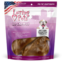 Loving Pets Be Chewsy, oreille de cochon alternative, goût savoureux stimulant le mâchage quotidien