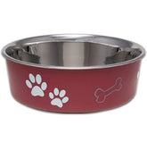 Bol Bella en inox Loving Pets, 15 oz, sans déversement sur tapis repas.