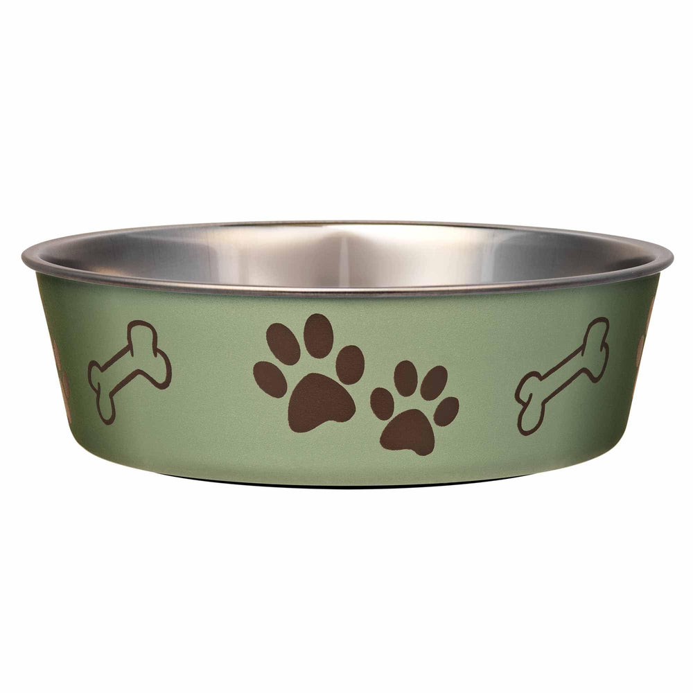 Bol Bella Loving Pets en inox artichaut pour chiens et chats, durable et élégant