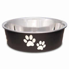 Bol en inox Loving Pets Bella, intérieur durable et hygiénique.