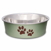 Bol Bella Loving Pets en inox durable, parfait pour repas quotidiens.