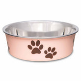 Bella Bowl Loving Pets, bol en acier inoxydable durable et facile à nettoyer pour chien et chat.