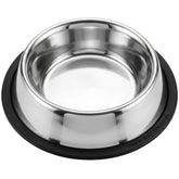 Bol Loving Pets en acier inoxydable anti-déversement: stabilité pendant les repas.