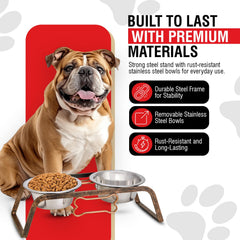 Bol amovible Loving Pets, nettoyage rapide et pratique.