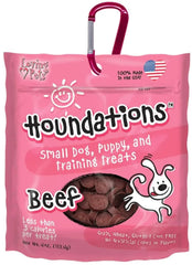 Loving Pets Houndations au bœuf: friandise d'entraînement pratique et faible calorie.