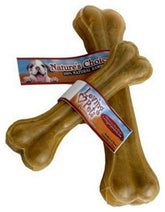 Loving Pets Os naturel presse 8,5 po pour chiens, mastication durable et divertissante.
