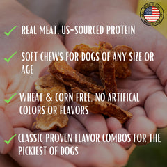 Tranches douces de Loving Pets Soft Jerky, récompense savoureuse