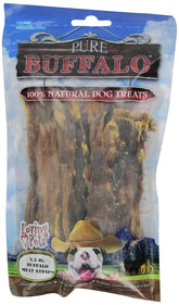 Loving Pets Steaks poumons de buffle pur, zoom sur texture légère pour mâcher