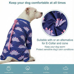 Ouverture pull-on pratique pour enfiler rapidement le pyjama LovinPet