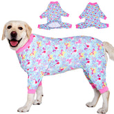 LovinPet pyjama chien licorne bleu-vert, confort nocturne et style fantaisie.