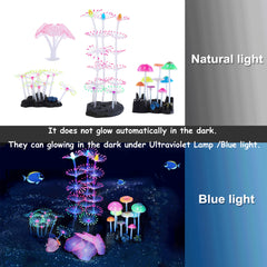 Lpraer Anémone lumineuse comme point focal apaisant pour aquarium
