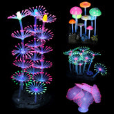 Lpraer Branche de corail lumineuse pour un décor réaliste et coloré dans l’aquarium