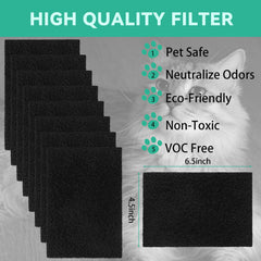 Lubise filtre charbon Van Ness : absorption élevée pour limiter les odeurs.