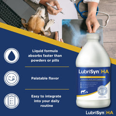 LubrisynHA doseur pour animaux: facilite l'administration quotidienne.
