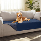 Luciphia couverture canape imperméable bleu nuit protège le sofa des accidents