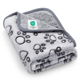 Luciphia couverture douce pour chien gris 30x20 po, confort chaleureux.