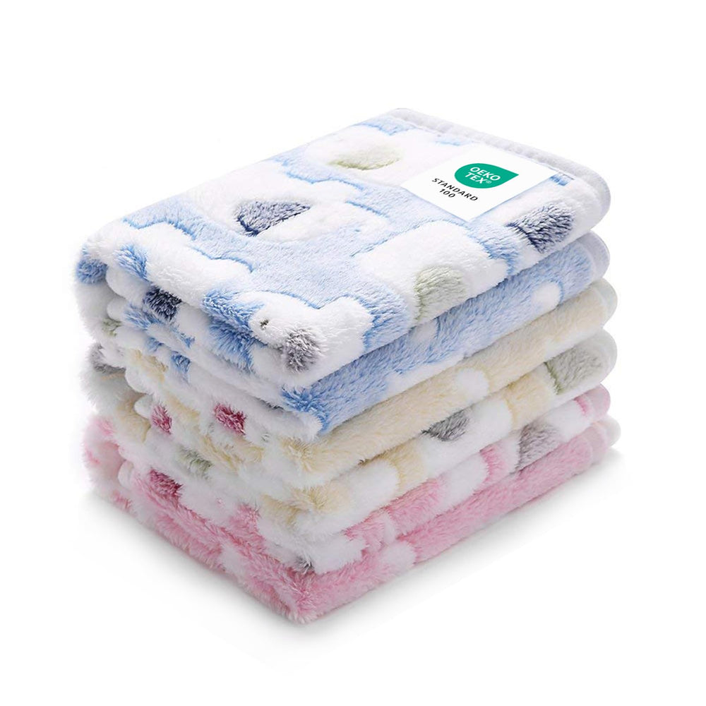 Couverture peluche Luciphia éléphant bleu, douceur luxueuse pour chien ou chat.