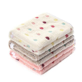 Luciphia ensemble de 3 couvertures points beige: douceur extrême pour votre animal.