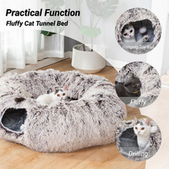 LUCKITTY tunnel avec boules interactives pour stimulation et jeu.