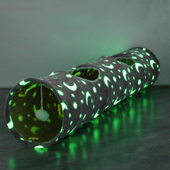 LUCKITTY tunnel-chat-lune-etoile : lueur nocturne attrayante pour les animaux