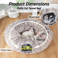 LUCKITTY tunnel config cercle: espace ludique polyvalent.