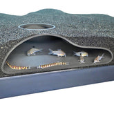 Lucky Critter tunnel: grotte souterraine naturelle, refuge discret pour poissons et crevettes.