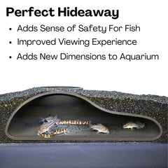 Lucky Critter tunnel: plastique sûr pour aquarium et durabilité.