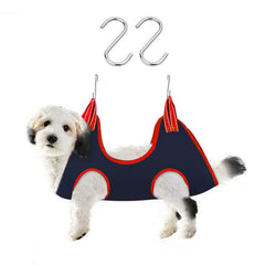 LuckyOpt hamac chien-douche: pratique pour le bain et le toilettage à domicile.