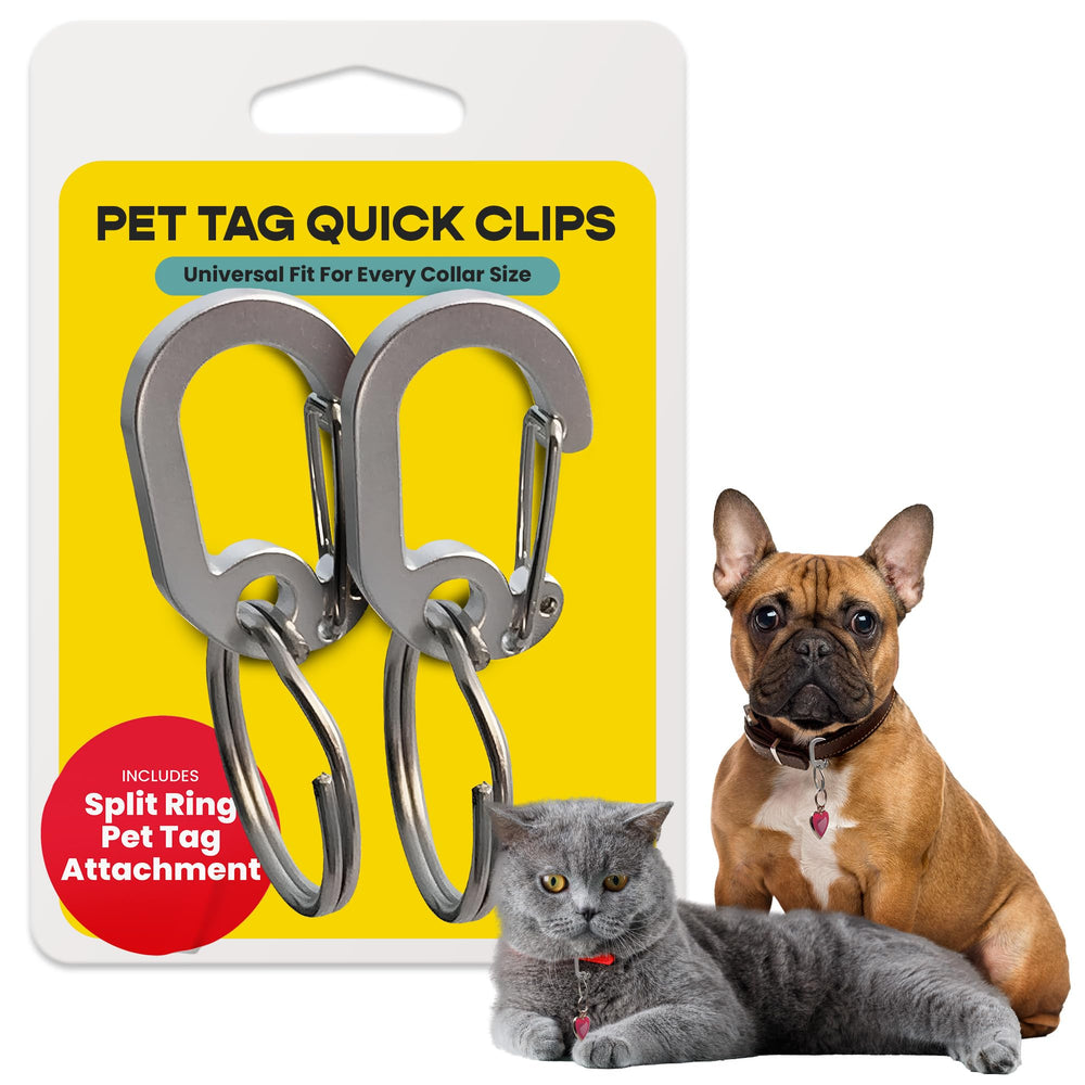 LuckyPet Klippy etiquette-collier: attache rapide et fiable pour l'identification.