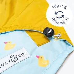 Lucy & Co. Lucky Ducky imperméable avec zip, fermeture sécurisée et facile à enfiler