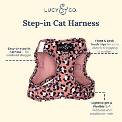 Lucy & Co. Wild Side : harnais réglable et sécurisé pour un ajustement fiable.